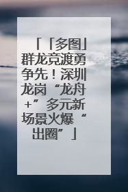 「多图」群龙竞渡勇争先！深圳龙岗“龙舟+”多元新场景火爆“出圈”