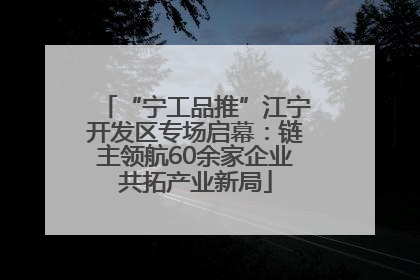 “宁工品推”江宁开发区专场启幕：链主领航60余家企业共拓产业新局