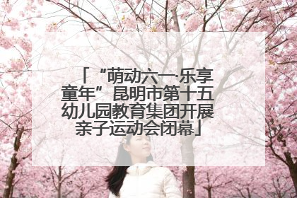 “萌动六一·乐享童年”昆明市第十五幼儿园教育集团开展亲子运动会闭幕