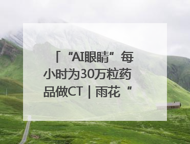 “AI眼睛”每小时为30万粒药品做CT｜雨花“创”世代