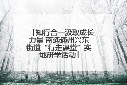 知行合一汲取成长力量 南通通州兴东街道“行走课堂”实地研学活动