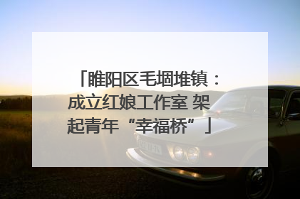 睢阳区毛堌堆镇：成立红娘工作室 架起青年“幸福桥”