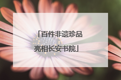 百件非遗珍品亮相长安书院