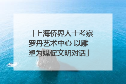 上海侨界人士考察罗丹艺术中心 以雕塑为媒促文明对话