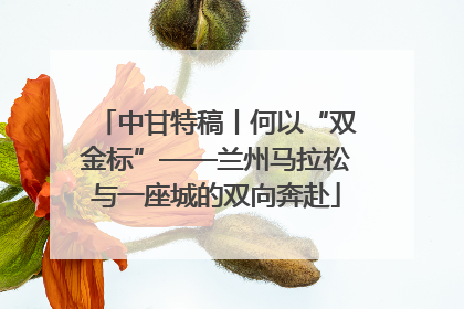 中甘特稿丨何以“双金标”——兰州马拉松与一座城的双向奔赴