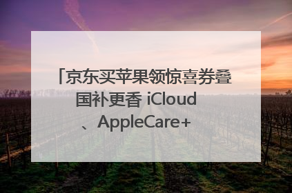 京东买苹果领惊喜券叠国补更香 iCloud、AppleCare+服务限时低至85折
