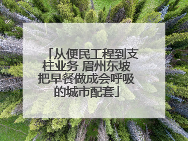 从便民工程到支柱业务 眉州东坡把早餐做成会呼吸的城市配套
