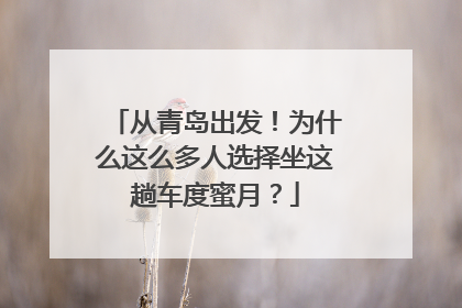 从青岛出发！为什么这么多人选择坐这趟车度蜜月？