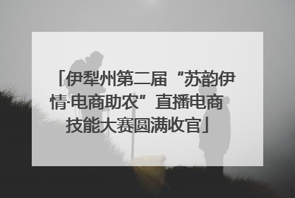 伊犁州第二届“苏韵伊情·电商助农”直播电商技能大赛圆满收官