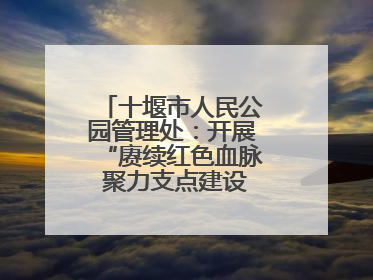 十堰市人民公园管理处：开展“赓续红色血脉 聚力支点建设”庆七一活动