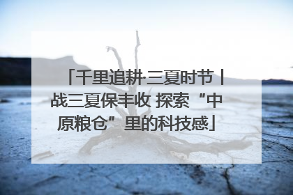 千里追耕·三夏时节丨战三夏保丰收 探索“中原粮仓”里的科技感