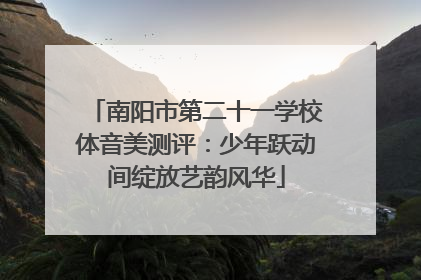 南阳市第二十一学校体音美测评：少年跃动间绽放艺韵风华
