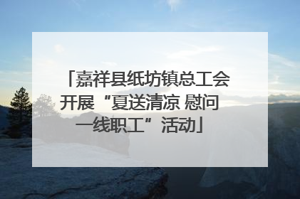 嘉祥县纸坊镇总工会开展“夏送清凉 慰问一线职工”活动