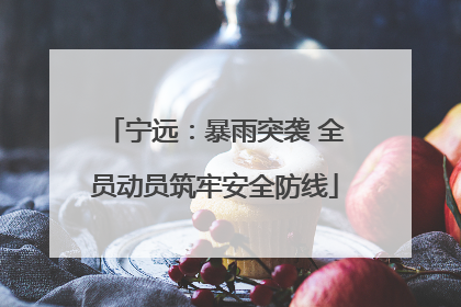 宁远：暴雨突袭 全员动员筑牢安全防线
