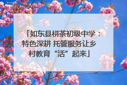 如东县栟茶初级中学：特色深耕 托管服务让乡村教育“活”起来