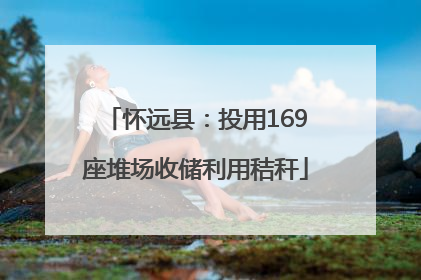 怀远县：投用169座堆场收储利用秸秆
