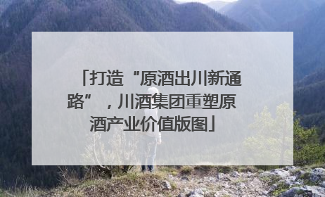 打造“原酒出川新通路”，川酒集团重塑原酒产业价值版图