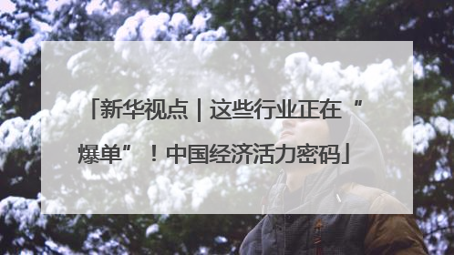 新华视点｜这些行业正在“爆单”！中国经济活力密码
