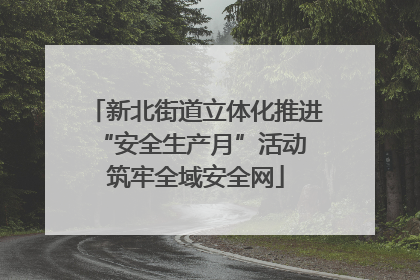 新北街道立体化推进“安全生产月”活动 筑牢全域安全网