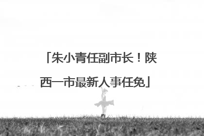 朱小青任副市长！陕西一市最新人事任免
