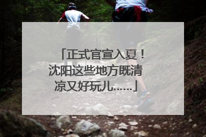 正式官宣入夏！沈阳这些地方既清凉又好玩儿……