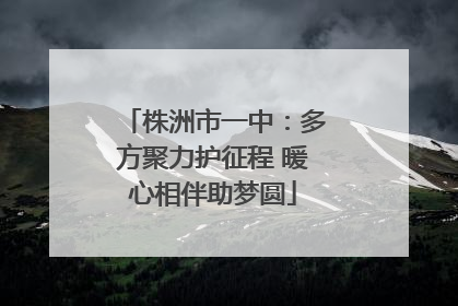 株洲市一中：多方聚力护征程 暖心相伴助梦圆
