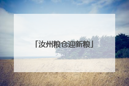 汝州粮仓迎新粮