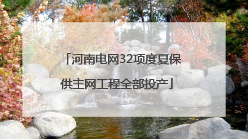 河南电网32项度夏保供主网工程全部投产