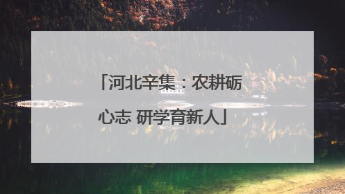 河北辛集：农耕砺心志 研学育新人