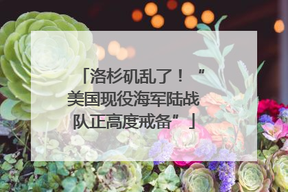 洛杉矶乱了！“美国现役海军陆战队正高度戒备”