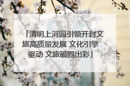 清明上河园引领开封文旅高质量发展 文化引擎驱动 文旅破圈出彩
