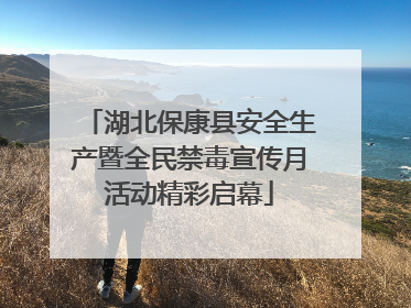 湖北保康县安全生产暨全民禁毒宣传月活动精彩启幕