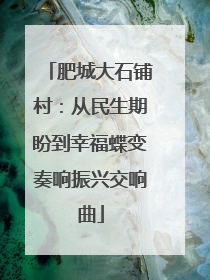 肥城大石铺村：从民生期盼到幸福蝶变奏响振兴交响曲