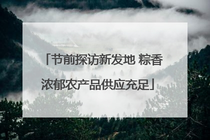 节前探访新发地 粽香浓郁农产品供应充足