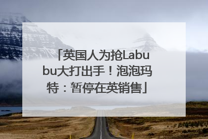 英国人为抢Labubu大打出手！泡泡玛特：暂停在英销售