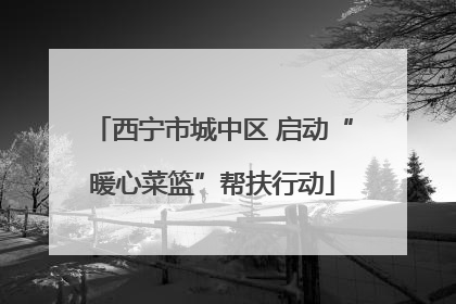 西宁市城中区 启动“暖心菜篮”帮扶行动