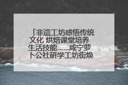 非遗工坊感悟传统文化 烘焙课堂培养生活技能……咸宁萝卜公社研学工坊街焕新迎“双节”