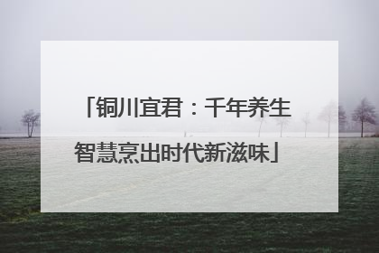 铜川宜君：千年养生智慧烹出时代新滋味