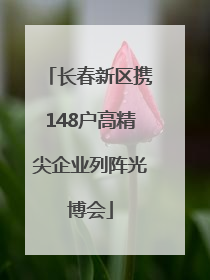 长春新区携148户高精尖企业列阵光博会