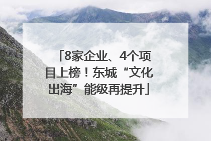 8家企业、4个项目上榜！东城“文化出海”能级再提升